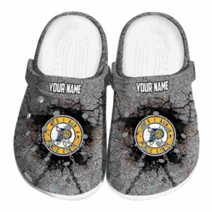 customized indiana pacers cracked ground texture clog best selling