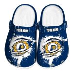 customized indiana pacers splash motif background clog best selling