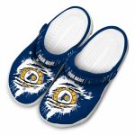 customized indiana pacers splash motif background clog best selling