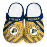 customized indiana pacers star spangled graphic clog best selling
