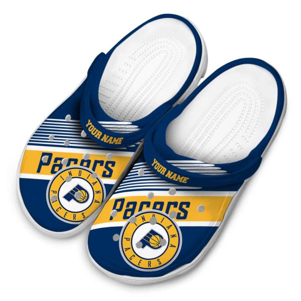 customized indiana pacers vibrant dual tone clog latest model
