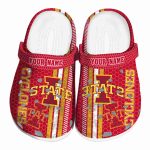 customized iowa state cyclones contrasting stripes clog best selling