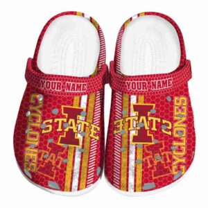 customized iowa state cyclones contrasting stripes clog best selling