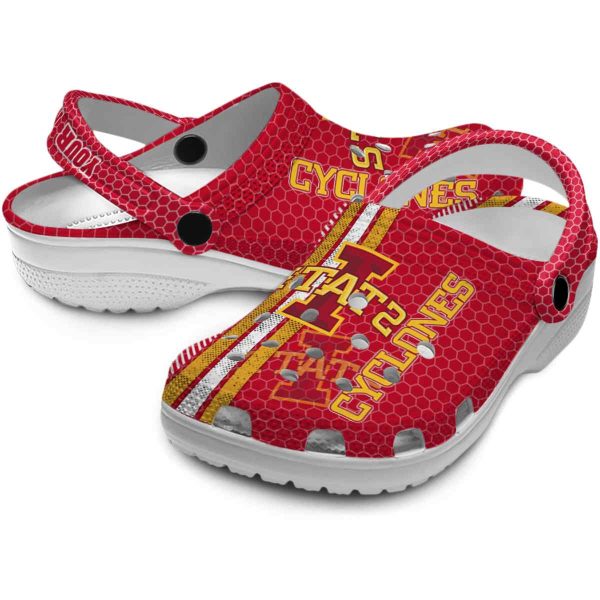 customized iowa state cyclones contrasting stripes clog high quality