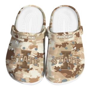 customized iowa state cyclones desert camo clog best selling