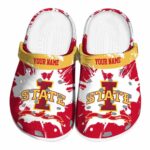 customized iowa state cyclones splatter pattern clog best selling