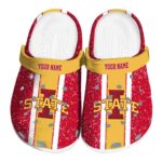 customized iowa state cyclones vertical stripes clog best selling