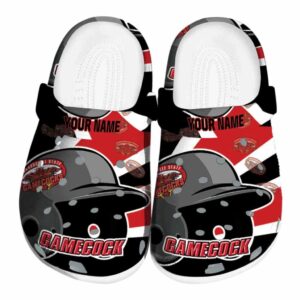 customized jacksonville state gamecocks baseball helmet clog best selling