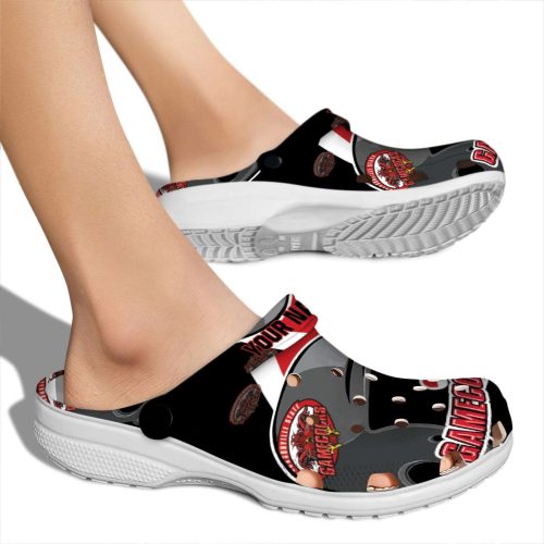 customized jacksonville state gamecocks baseball helmet clog fashion forward