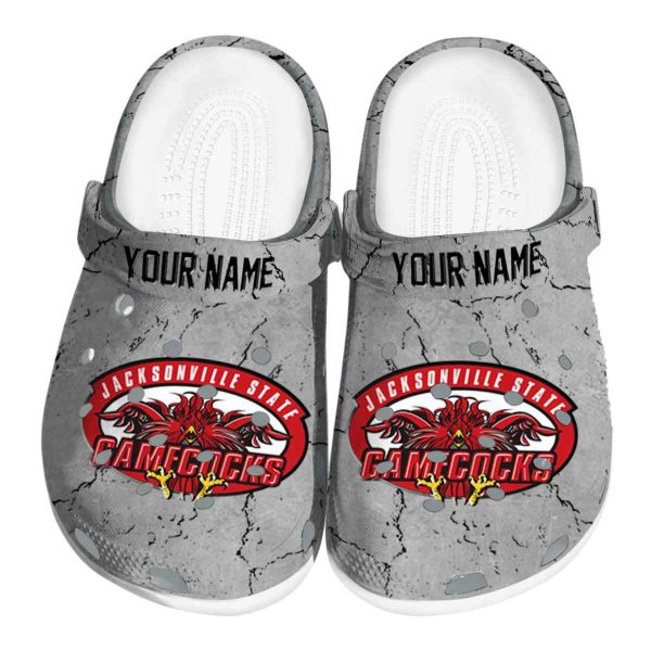 customized jacksonville state gamecocks cracked texture clog best selling