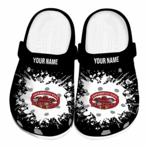 customized jacksonville state gamecocks splatter background clog best selling