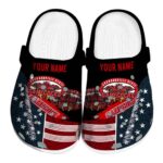 customized jacksonville state gamecocks star spangled side pattern clog best selling