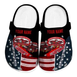 customized jacksonville state gamecocks star spangled side pattern clog best selling