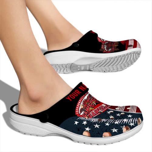 customized jacksonville state gamecocks star spangled side pattern clog fashion forward