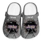Customized James Madison Dukes Cracked Ground Texture Clog