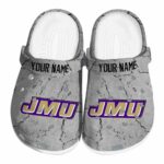customized james madison dukes cracked texture clog best selling