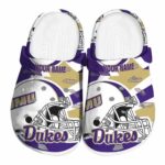 customized james madison dukes football helmet clog best selling