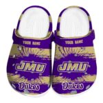 customized james madison dukes paint splatter graphics clog best selling