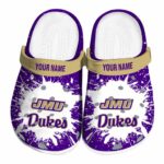 Customized James Madison Dukes Splash Art Clog