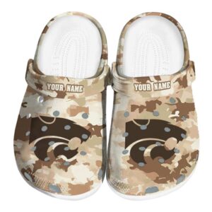customized kansas state wildcats desert camo clog best selling