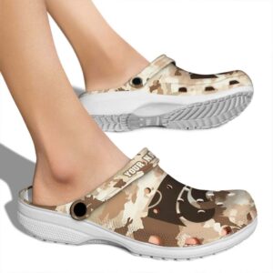 customized kansas state wildcats desert camo clog fashion forward