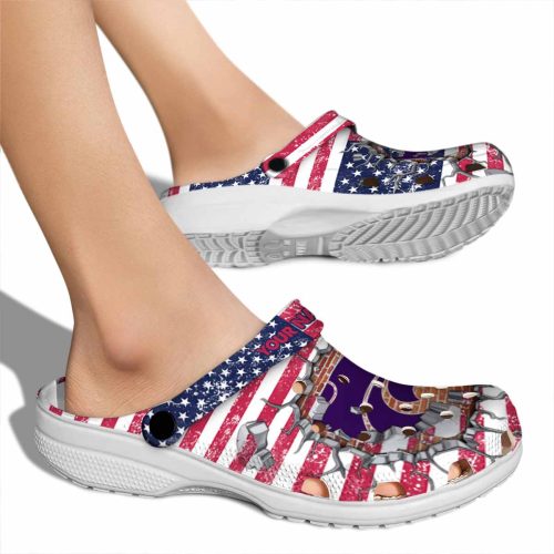 customized kansas state wildcats freedom splinter clog fashion forward