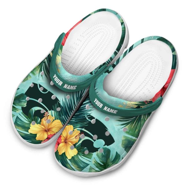 customized kansas state wildcats tropical vibes clog latest model