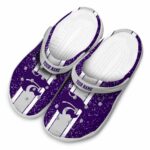 customized kansas state wildcats vertical stripes clog best selling
