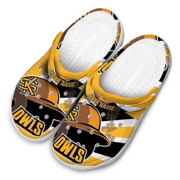 customized kennesaw state owls baseball helmet clog latest model