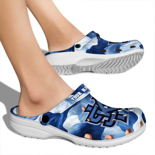 customized kennesaw state owls ocean waves clog fashion forward