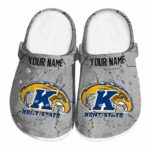 customized kent state golden flashes cracked texture clog best selling