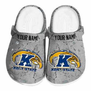 customized kent state golden flashes cracked texture clog best selling