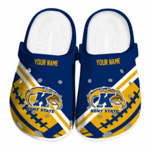 customized kent state golden flashes football motif clog best selling