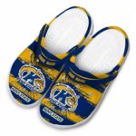 customized kent state golden flashes paint splatter graphics clog best selling