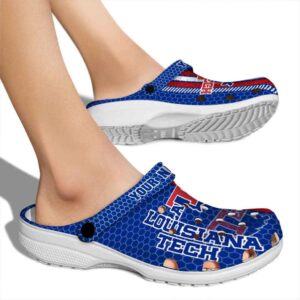 customized la tech contrasting stripes clog fashion forward