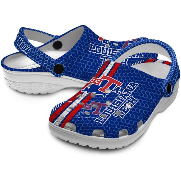 customized la tech contrasting stripes clog high quality