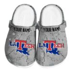 customized la tech cracked texture clog best selling