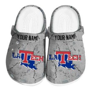 customized la tech cracked texture clog best selling