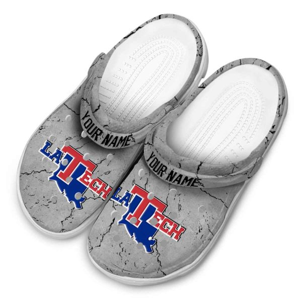 customized la tech cracked texture clog latest model