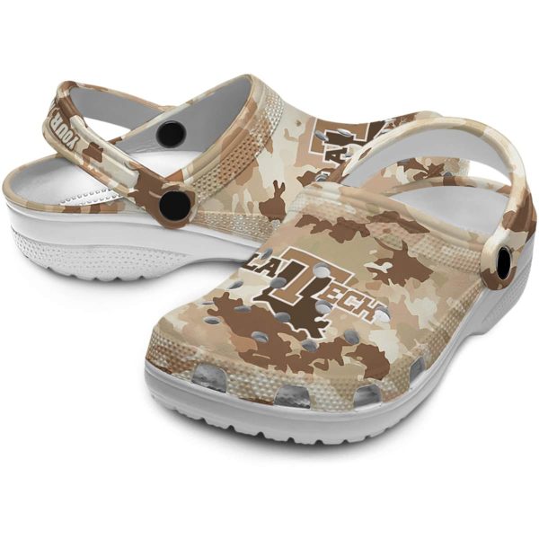 customized la tech desert camo clog high quality