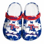 customized la tech splatter pattern clog best selling