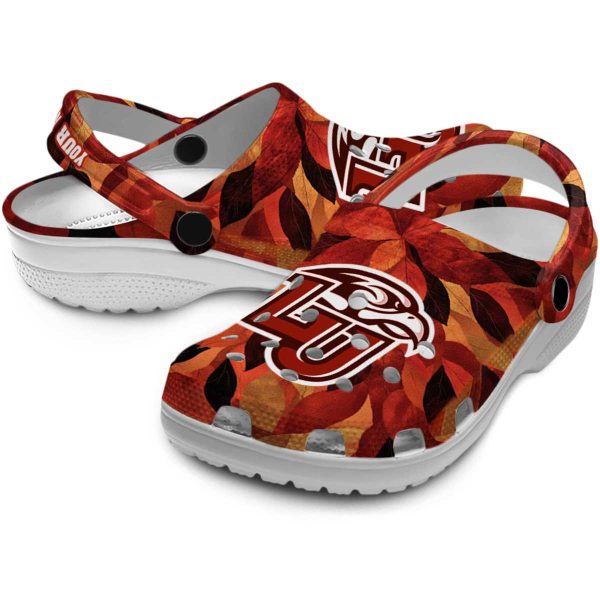 customized liberty flames autumn leaves clog high quality