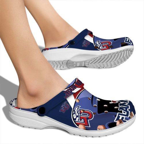 customized liberty flames baseball helmet clog fashion forward