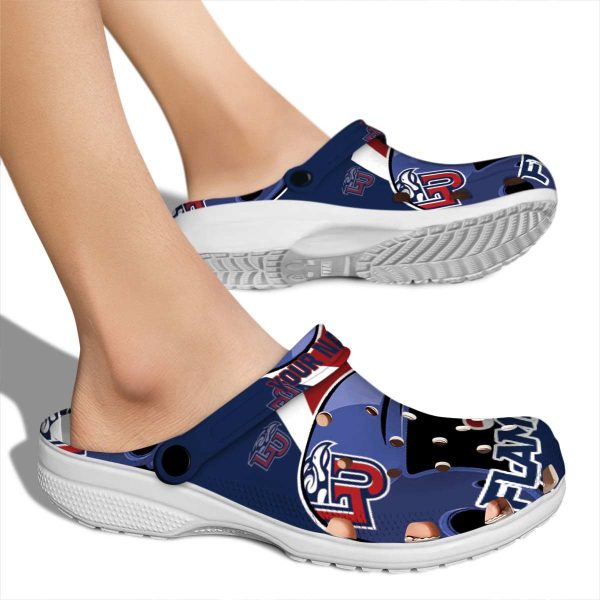 customized liberty flames baseball helmet clog fashion forward