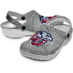 customized liberty flames cracked texture clog best selling