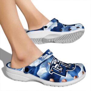 customized liberty flames ocean waves clog fashion forward