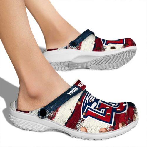 customized liberty flames patriotic stripes clog fashion forward