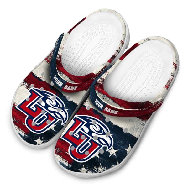 customized liberty flames patriotic stripes clog latest model