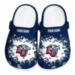 customized liberty flames splatter background clog best selling