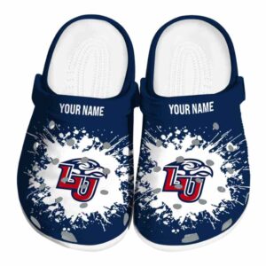 customized liberty flames splatter background clog best selling